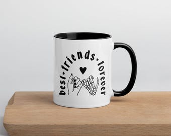 Skeleton Best Friends Forever: Coffee or Tea Mug - Friendship Gift