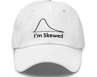 Ich bin verzerrte gestickte Statistik-Hut