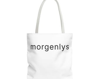 Bolso tote morgenlys — Bolso tote minimalista escandinavo, regalo perfecto para el día a día, bolso de estética sencilla