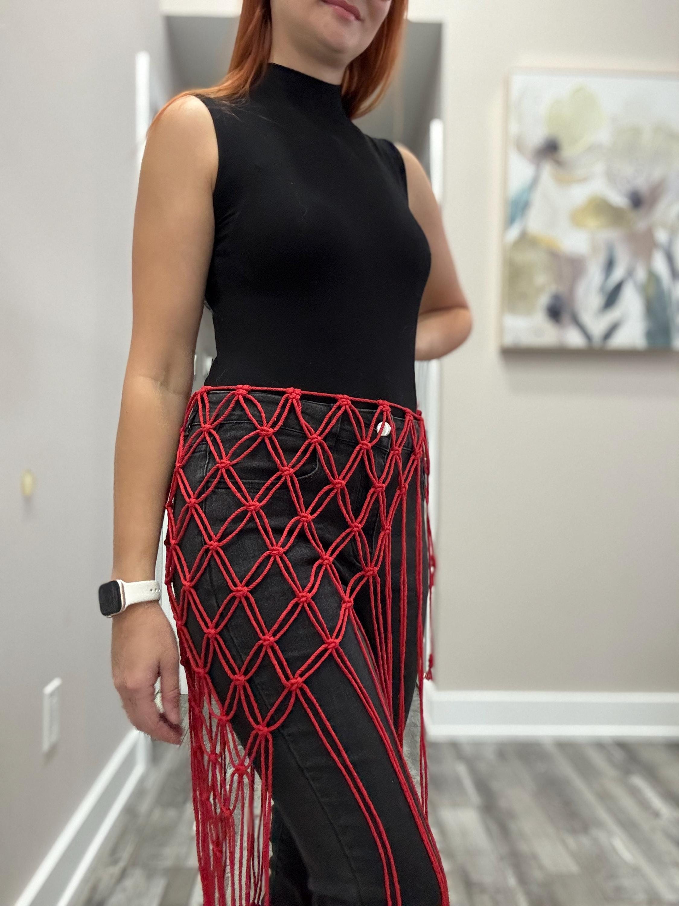 Boho Fringe Belt - Etsy