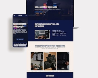 Wix Studio Website Template For Entrepreneurs, Coaches, Bloggers, and Creatives