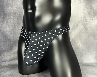 Slips/strings à pois pour hommes