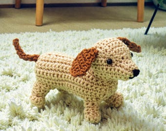 Amigurumi Puppy Crochet Pattern - Dog Keychain Set of 3 (Complete PDF Pattern)