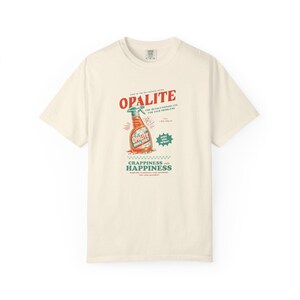 Camiseta para Videoclipe | Camiseta Opalite | Estilo Vintage Tingido em Peça da Comfort Colors