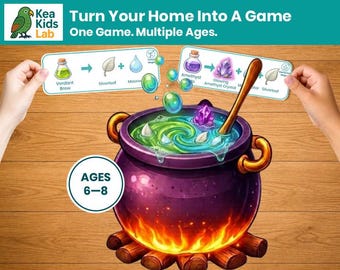 Magical Potion Scavenger Hunt Game | Screen-Free Indoor Play (Ages 6-8)
