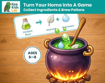 Movement Game for Kids | Indoor Active Game | Potion Ingredient Hunt | Ages 6–8
