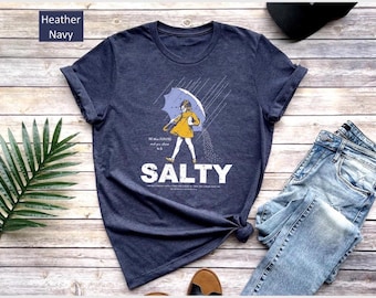 Salty Girl Tee PNG, Women's Trendy Tshirt by TshirtMasterUSA, Ready for Tshirt and Sweatshrit