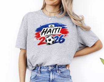 Haiti Football T-Shirt, International Soccer 2026 Shirt
