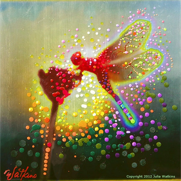 Dragon Fairy - Projecting Stunning Elemental Energies - Print