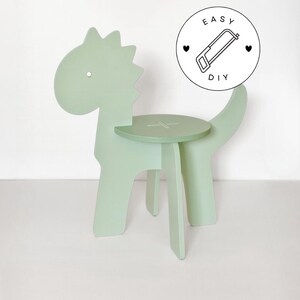 Easy Wood DIY: Dino Stool Pattern | Printable PDF Building Plan