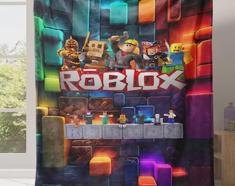 Soft Funny Throw Blanket Roblox Blanket Cozy Lightweight Plush Portable Cover Blanket Suitable for use in offices, sofas, and travel