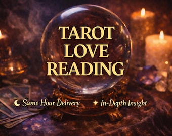 Tarot Love Reading, Deep Relationship Insights, Twin Flame Connection, Same Hour Delivery