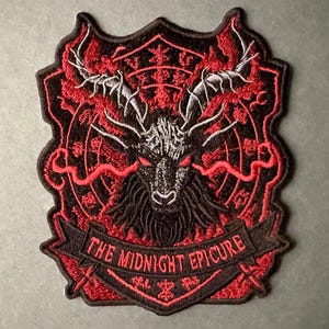 Midnight Epicure Upgrade Patch – The Caprid Who Devours the Sky - Dungeon Crawler Carl Original Fan Art