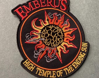Emberus High Temple of the Ending Sun Patch – A Divine Boon for the Worthy Crawler - Dungeon Crawler Carl Original Fan Art