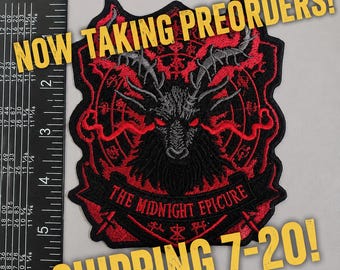Midnight Epicure Upgrade Patch – Caprid, który pożera niebo – oryginalna grafika fanowska Dungeon Crawler Carl