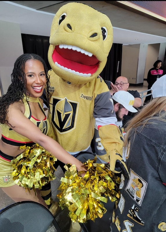 Chance BEST SELLER Patch Hugging the Stanley Cup Vegas Golden