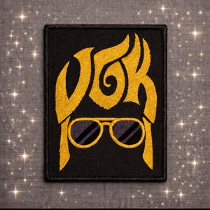 VGK Hockey Best Seller “ELVIS” embroidered patch.                Made in America