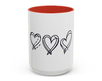 Taza de cerámica con forma de corazón torcido: un divertido regalo de San Valentín