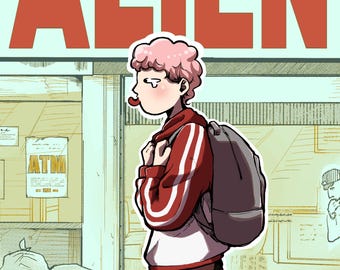 Alien Manga Book by Kana Yamasaki (Signed Edition Available)