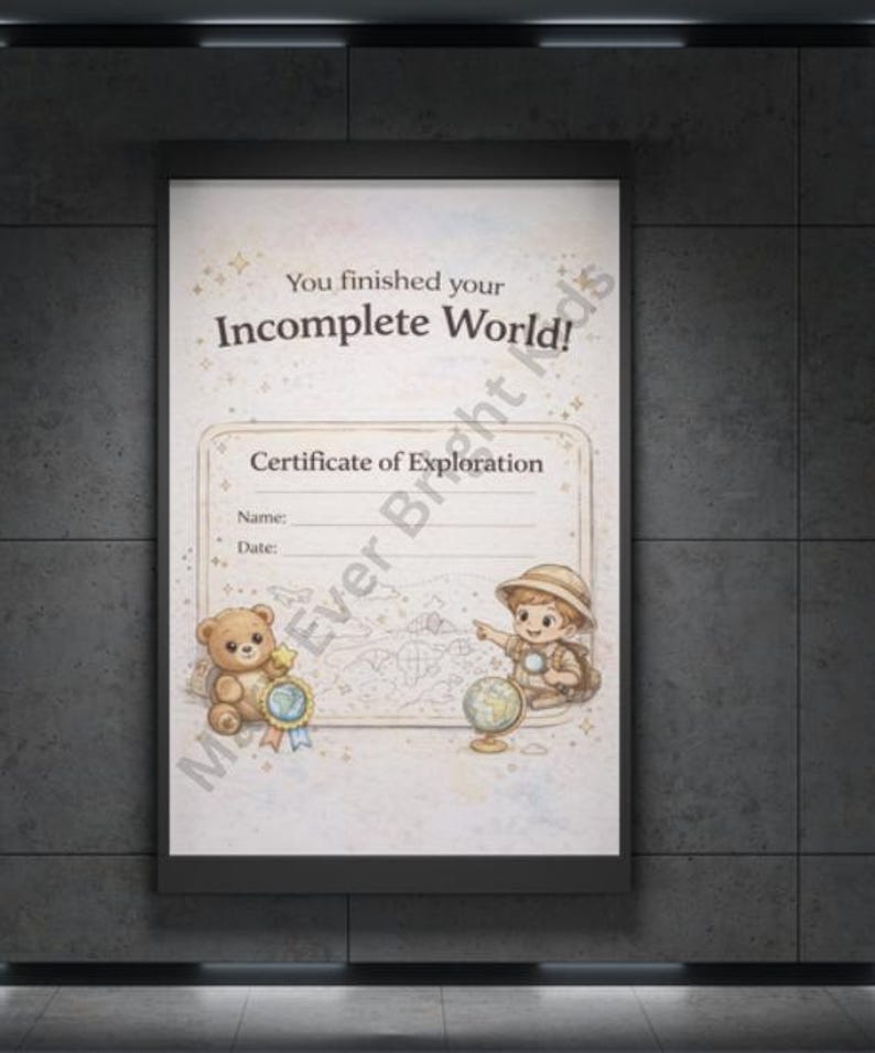 The Incomplete World Coloring Book | Creative Open-ended Coloring Book ...