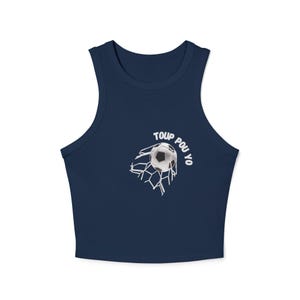 Mondial 2026 Crest Racer Tank Top | Palm Tree, Flags, Vibrant Logo image 5
