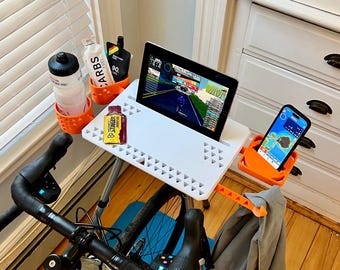 Indoor Bike Trainer Table - Collapsible, Modular - For Zwift, Rouvy, TrainerRoad