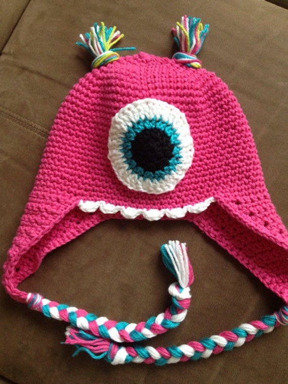 Items similar to Girl Monster Hat on Etsy