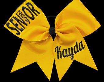 Volleyball/Softball Player Hair Bow | Personalized Cheer Hair Bows