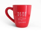 Grandma Mug| Grandma Gift | Large Mug | Upcycled Mug | Quote Mug | Gift Idea | Ceramic Coffee Tea Mug