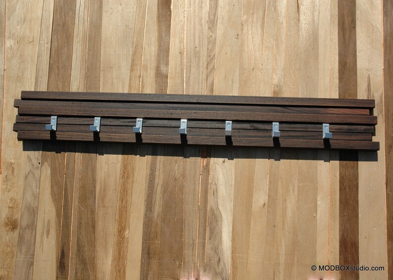 Minimalist Modern Coat Rack Key Rack Coat Hook Hat Rack Dark Etsy