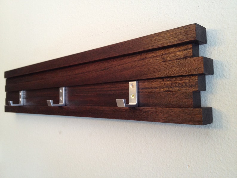 Backpacks Rack 4 Hook Modern Key Hat Coat Minimalist Wall Etsy