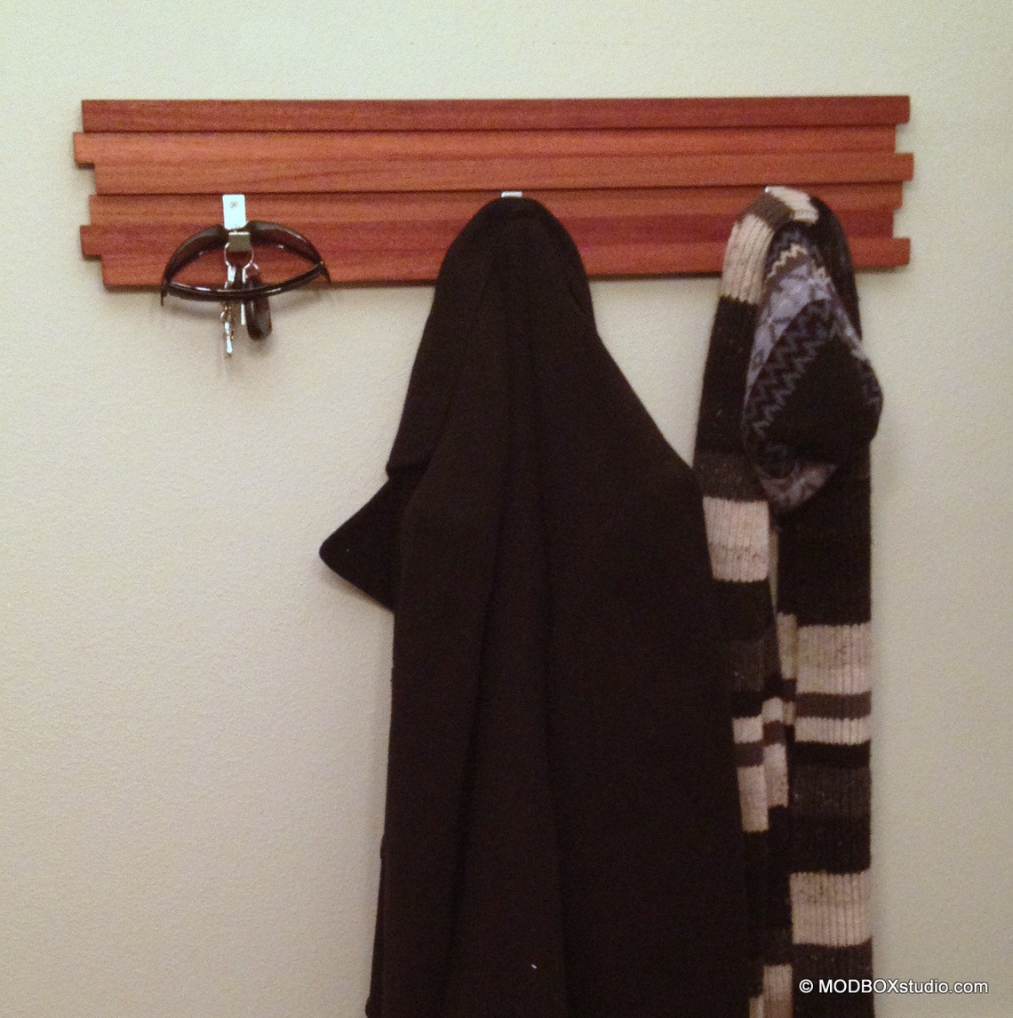 Backpack Hanger Coat Rack Organizer 3 Hook Key Hat Minimalist Etsy