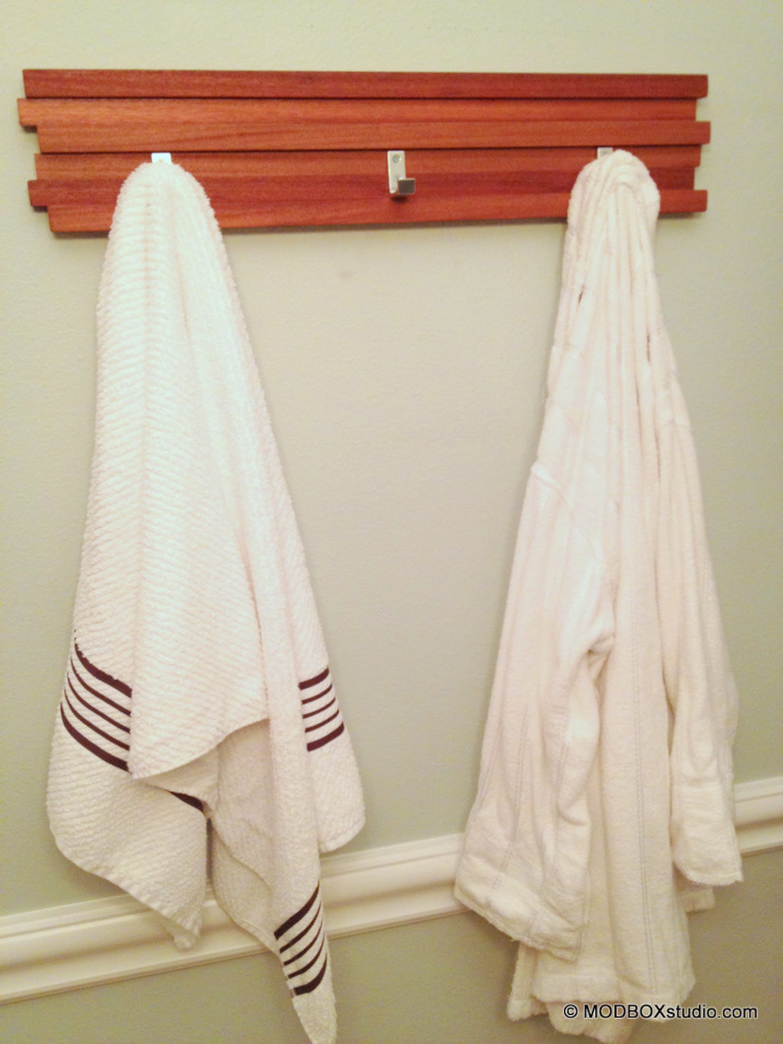 Backpack Hanger Coat Rack Organizer 3 Hook Key Hat Minimalist Etsy