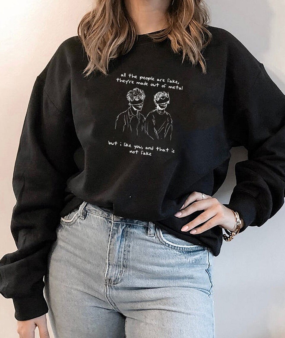 Young Royals Shirt All the People Are Fake Theyre Made Out - Etsy