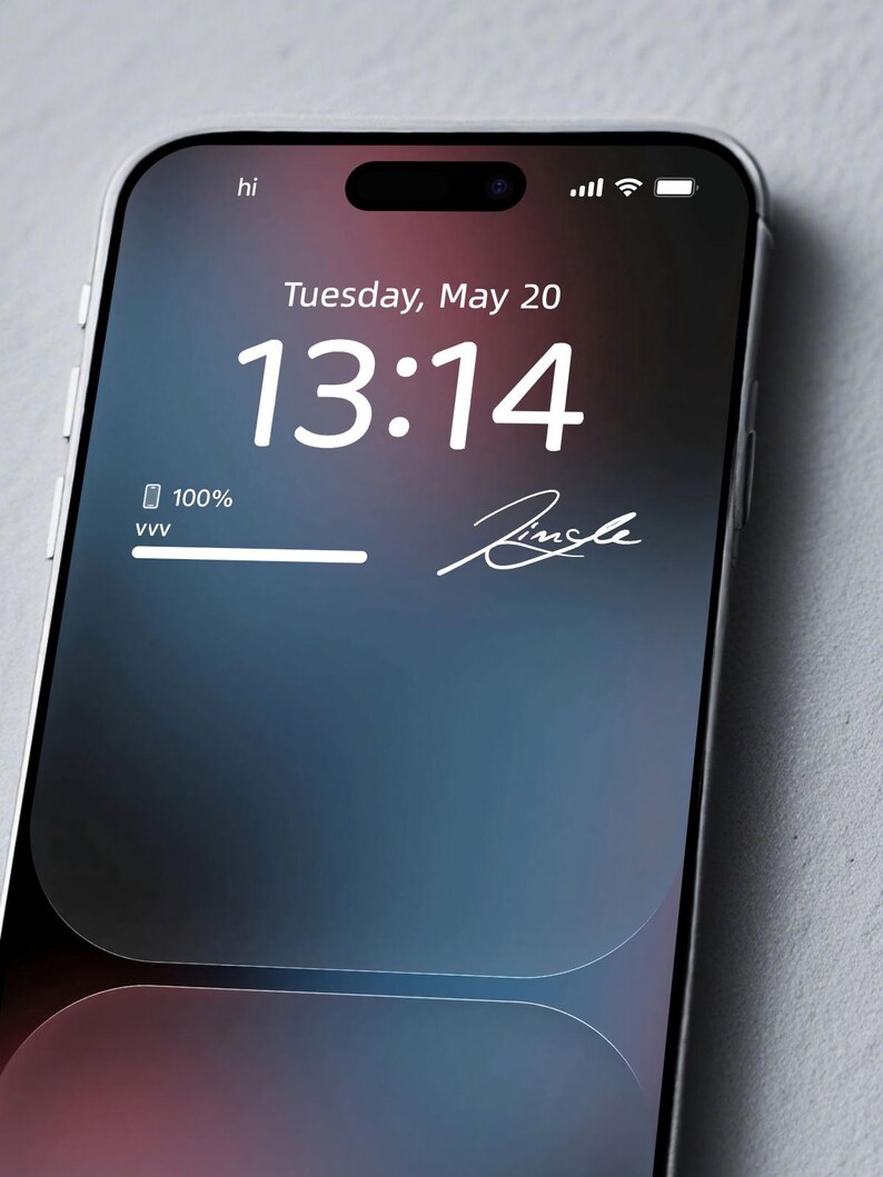 Liquid Glass iPhone Wallpaper Pack | Abstract Gradient Lock Screen ...