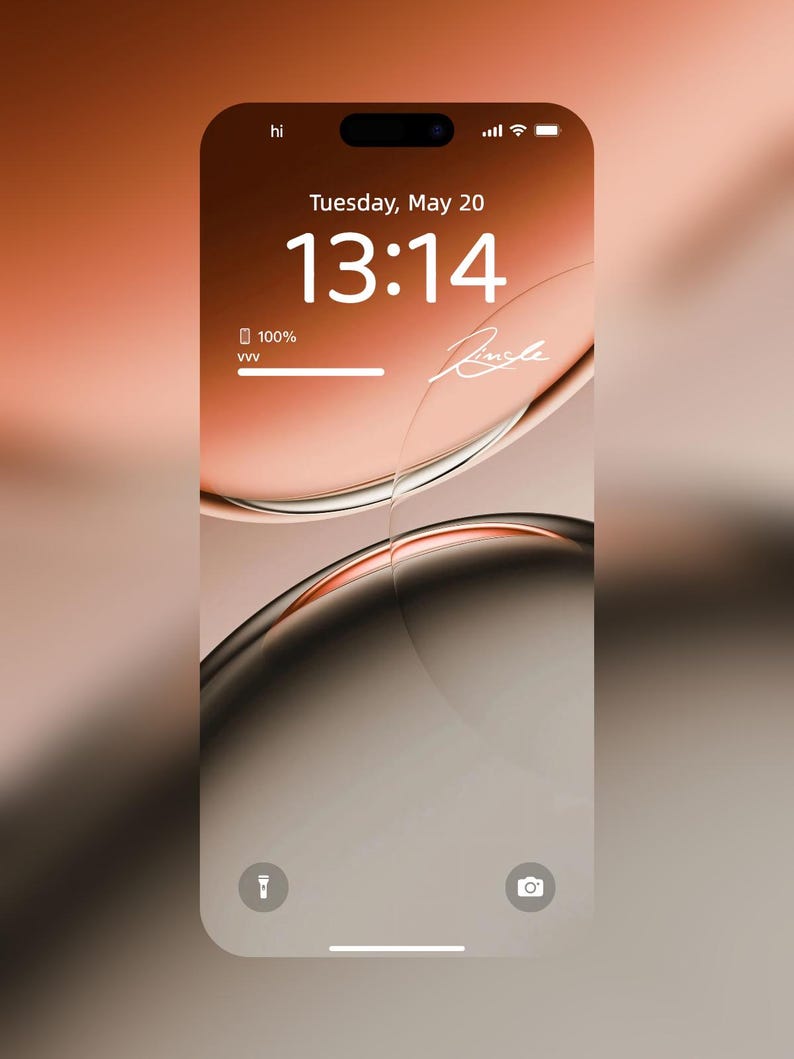 Liquid Glass iPhone Wallpaper Pack - 6 Glow Aesthetic for Ios 18 - Etsy