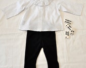 Ruffle collared baby top, in cotton voile