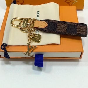 Louis Vuitton Key Ring – Gold-Tone Hardware Vintage Authentic Bag Charm