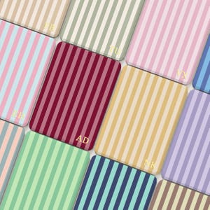 Personalized Striped Kindle Case, Colorful Magnetic Detachable Cover for Paperwhite 12th 7”, Kindle 11th, Colorsoft Kobo, Gift for Her