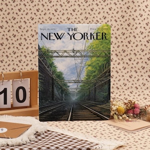 Funda para iPad THE NEW YORKER con portalápices para iPad Air 4, 5, 6 y 7, iPad Pro 11 de 12,9 pulgadas, iPad de 10.ª generación de 10,9 pulgadas, iPad Mini 6 y 7, regalo para amantes de la lectura