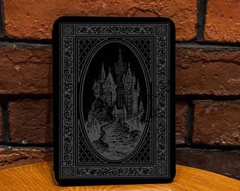 Gothic Castle Kindle Case, Dark Academia Kindle Cover for Paperwhite 12th 11th, Fantasy Bookish Kobo Ereader Case Gift