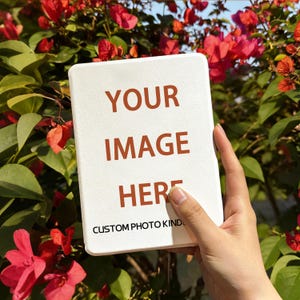 Personalized Kindle Paperwhite Case with Hand Strap, Clear Back Magnetic ColorSoft Cover, Custom Name Kindle Cover Gift