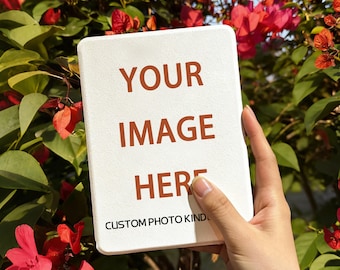 Personalized Kindle Paperwhite Case with Hand Strap, Clear Back Magnetic ColorSoft Cover, Custom Name Kindle Cover Gift