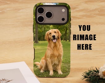 Custom Photo MagSafe Phone Case for iPhone 17, 17 Air, 17 Pro Max, 16 15, Personalized Picture Cover, Samsung Galaxy S26 Ultra MagCase Gift