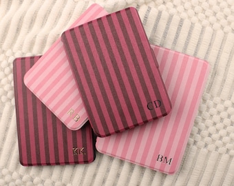 Vintage Striped Kindle Paperwhite Case 2024, Red Pink Kindle Cover, Kobo Libra Case, Kobo Clara Case, Kindle Colorsoft Case