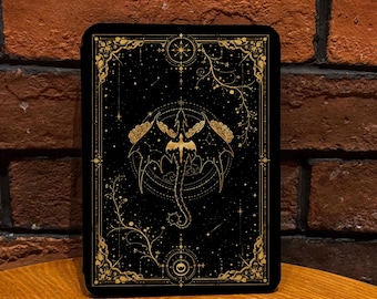 Funda para Kindle Fourth Wing Dragon, funda Romantasy Dragon Rider para Paperwhite de 12.ª generación de 7”, Kindle 2024, Fire 7, Kobo Clara BW Gift