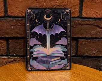 Funda Dragon Fourth Wing para Kindle de 11.ª generación (2024), función de encendido y apagado automático, funda para Kindle Paperwhite (2024), funda para Fire 7, funda para Kobo Clara BW, regalo para mamá