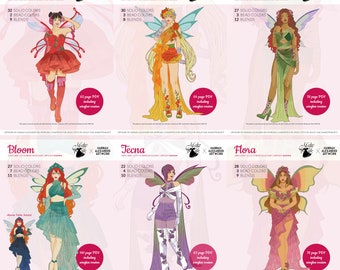 Hannah Alexander's Winx Club Patterns Full Set