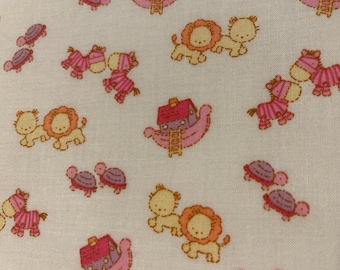 NOAH'S ARK, 100% Cotton Fabric, Jo-ann Fabrics. 46" x 44"