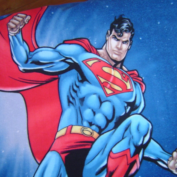 Superman Fleece Blanket, soft and warm, 60"x46" New